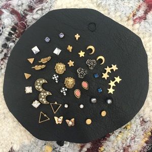 Free People Gold and Silver Assorted Stud Earrings